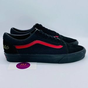 black and gold vans shoes